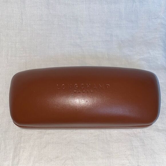 LONGCHAMP Leather Eyeglass Case - Picture 1 of 6